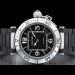 Cartier Pasha Seatimer Black Dial Rubber And Steel Bracelet 2790